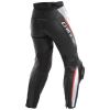 Dainese DELTA 3 LADY dámské kožené kalhoty bílé/červené vel.38